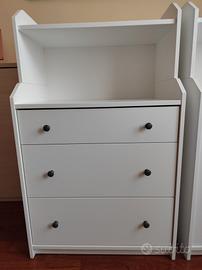 Mobile buffet con cassetti Ikea bianco