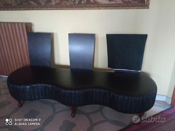 salottino vintage nero 