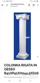 colonna in gesso 