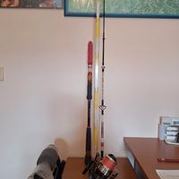 mulinello con canna da pesca