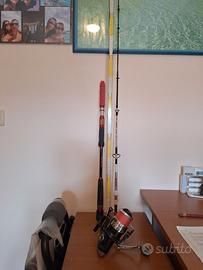 mulinello con canna da pesca