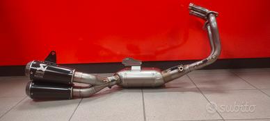 scarico Akrapovic per XSR 700 DOPPIO TERMINALE 