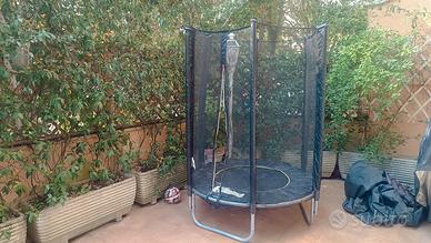 Tramplino elastico da giardino