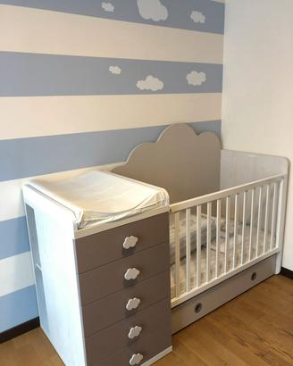 Cameretta ROS trasformabile - letto + cassettiera