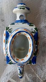 Lampada in ceramica dipinta