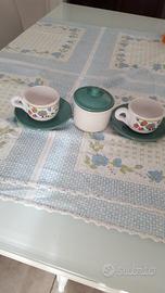 set tazzine caffè con zuccheriera