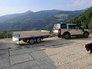 Land Rover discovery 3 + rimorchio Barrhau 2000kg
