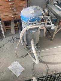 Sabbiatrice con aspirapolvere