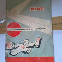 Libretto Fiat - Consigli agli Utenti 21 ed. 1966