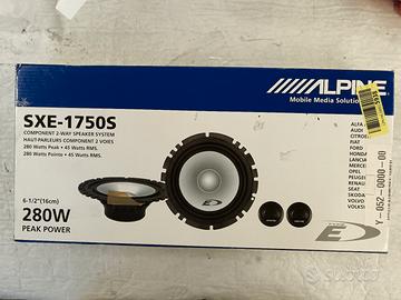 Alpine SXE-1750S kit 2 vie separate con midwoofer