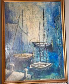 Olio su tela di Dino Massai.