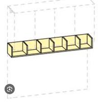 libreria sottoponte colorata