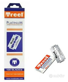 100 LAMETTE TREET PLATINUM x Rasoio