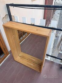 Specchio bagno 80x60x14cm con luce