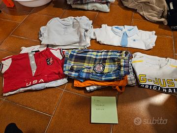 Lotti vestiti bambino max 12 mesi