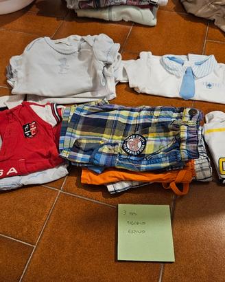 Lotti vestiti bambino max 12 mesi