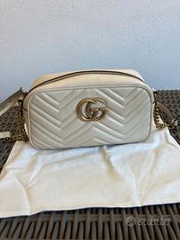 Gucci Marmont Camera Borsa Beige