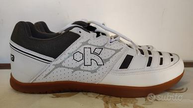 Scarpe pelle Kipsta num 48 mai usate