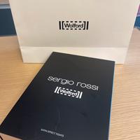 Collant satin effetto tights sergio rossi/wolford