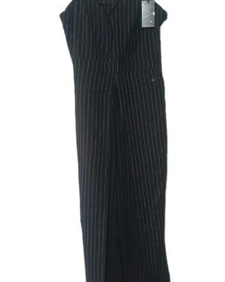 Tuta jumsuit donna rigo gesso 
Guarracino taglia M