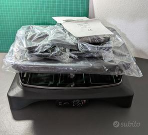 Piastra elettrica antiaderente con accessori