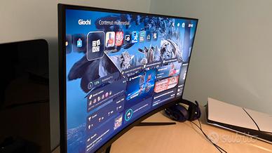 Playstation 5 + schermo 170Hz curvo MSI