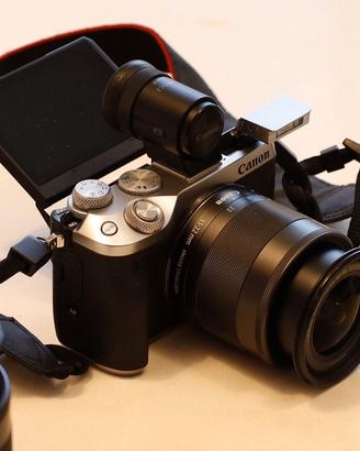 Canon EOSM6 SOLO CORPO+MirinoEVF2+adat-EF/EFs+SD8G