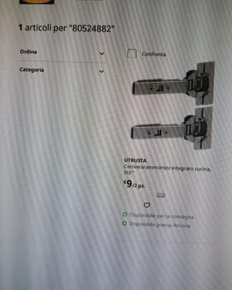 IKEA ciarniera