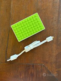 Power Bank a forma di mattoncini Lego