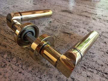 Maniglie mariani bagno oro nuove