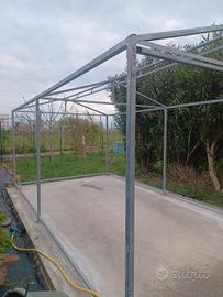 Struttura zincata per box auto