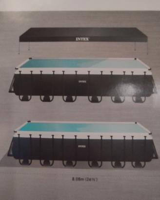 COPERTURA INVERNALE PISCINA INTEX 732X366