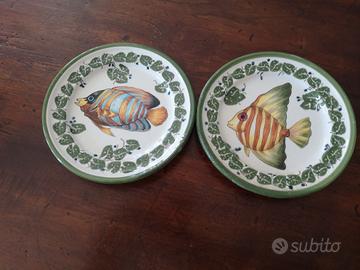 2 piatti da parete 