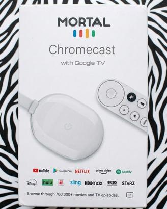 Chromecast con Google TV Mortal 2GB/16GB