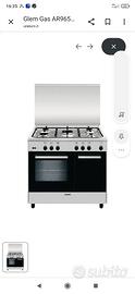 Cucina GLEM AR965GI gas  acciaio inox