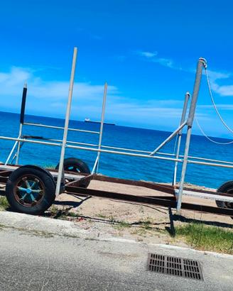 Carrello per alaggio e varo natante 8-10 metri