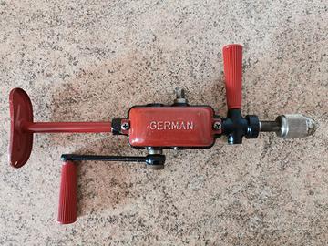 Trapano a Mano Vintage a Manovella "GERMAN Anni 60