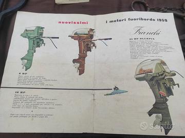Catalogo motori marini FRANCHI 1959