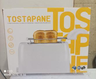 TOSTAPANE 2 Pinze - Bianco - 750 W -  NUOVO