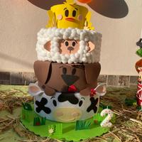 torta scenografica in gomma eva