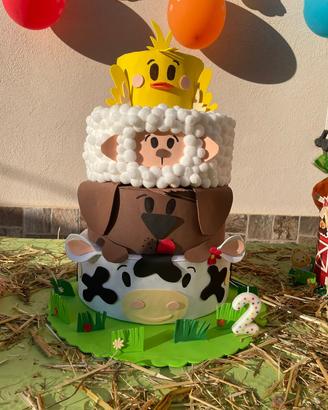 torta scenografica in gomma eva