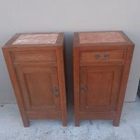 Coppia comodini antichi