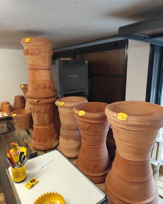 Vasi TOSCANI Fatti a Mano  NUOVI  scontati al 60%