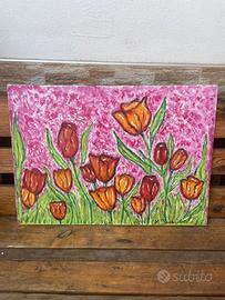 Quadro moderno dipinto a mano