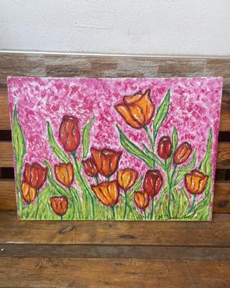Quadro moderno dipinto a mano