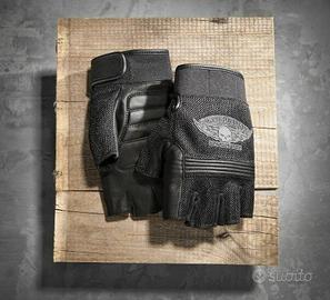 Guanti pelle mezze dita harley davidson sportster