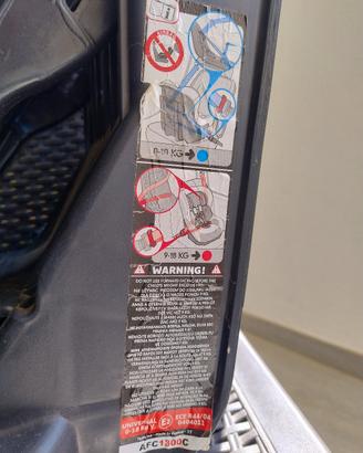 Seggiolino auto da 0 a 18kg