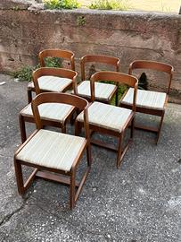 Set 6 Sedie Vintage Anni '70 - Design a Slitta