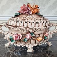 Rara ciotola antica di Bassano (Italy) centrotavol