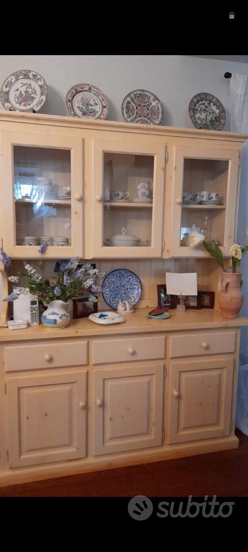 ANGOLIERA CANTONALE ANGOLO CREDENZA CUCINA SHABBY PROVENZALE